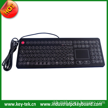 IP68 Marine Keyboard with Ruggedized Touchpad